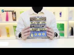 Caixas de embalagem de papel de dispensário personalizadas para ponta de fumo de charuto pré-rolo