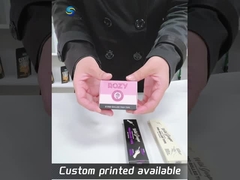 Papel rosado para eliminação de cigarros